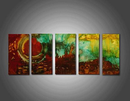 Dafen Oil Painting on canvas abstract -set094